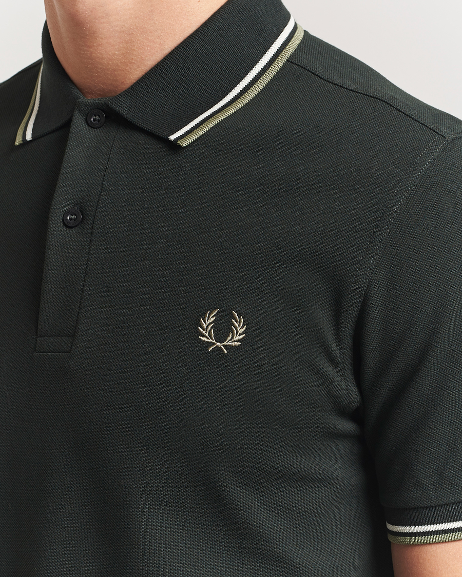 Herren | Poloshirts | Fred Perry | Twin Tipped Polo Shirt Night Green