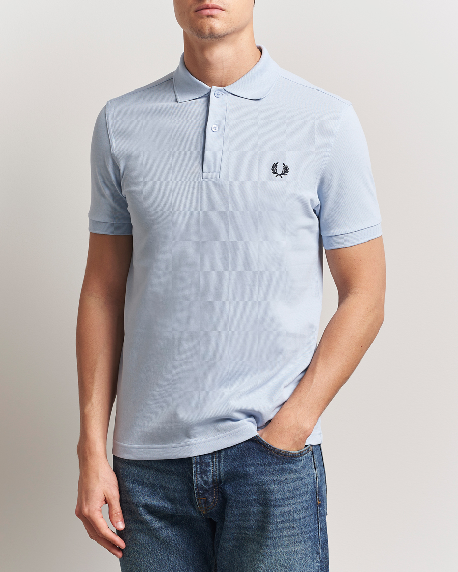 Herren | Poloshirts | Fred Perry | Plain Polo Shirt Light Smoke
