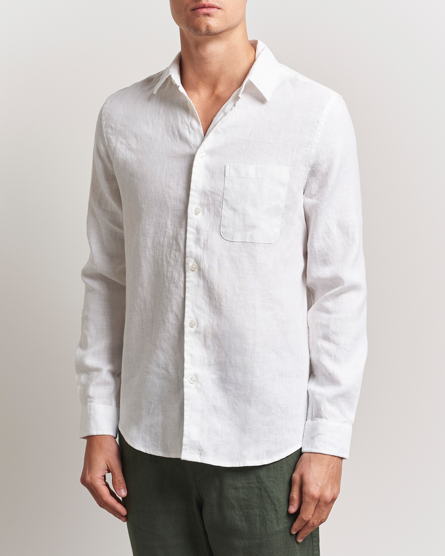 Herren | Hemden | Samsøe Samsøe | Liam Linen Shirt White
