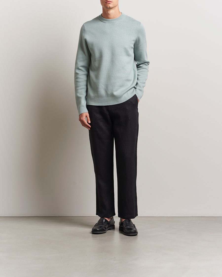 Herren | Hosen | Samsøe Samsøe | Jabari Linen Drawstring Trousers Black