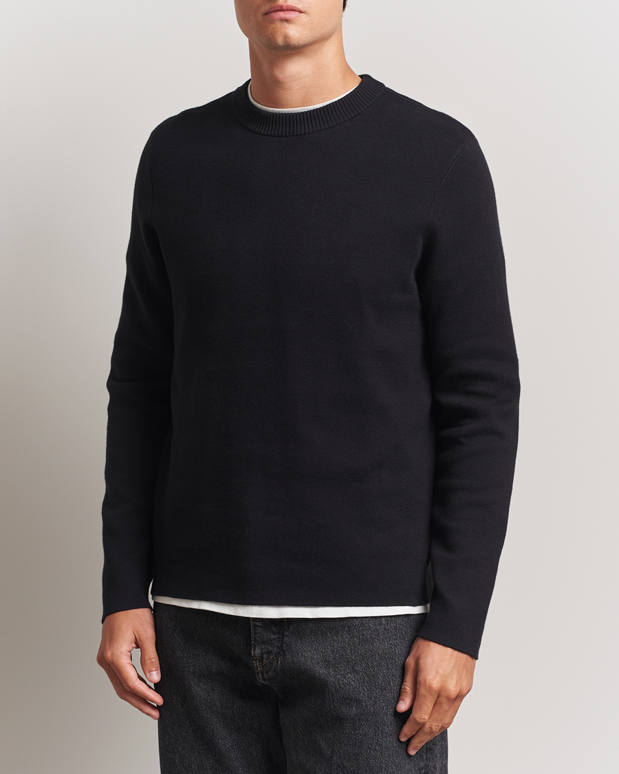 Herren | Pullover | Samsøe Samsøe | Niklas Crew Neck Sweater Black