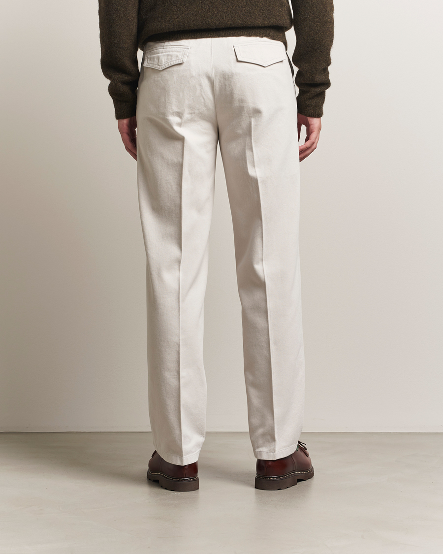 Herren | Hosen | Filippa K | Cotton Chino Trousers Chalk Grey