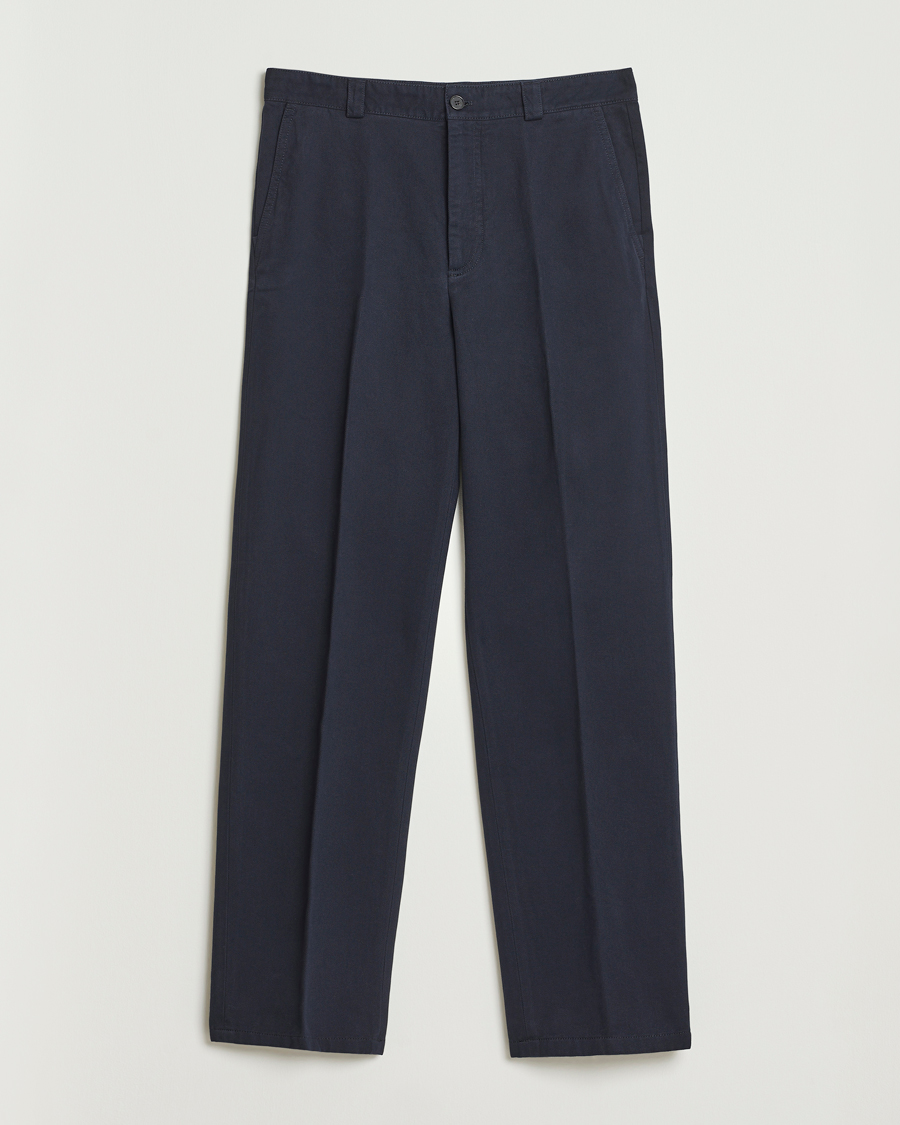 Herren | Hosen | Filippa K | Cotton Chino Trousers Navy