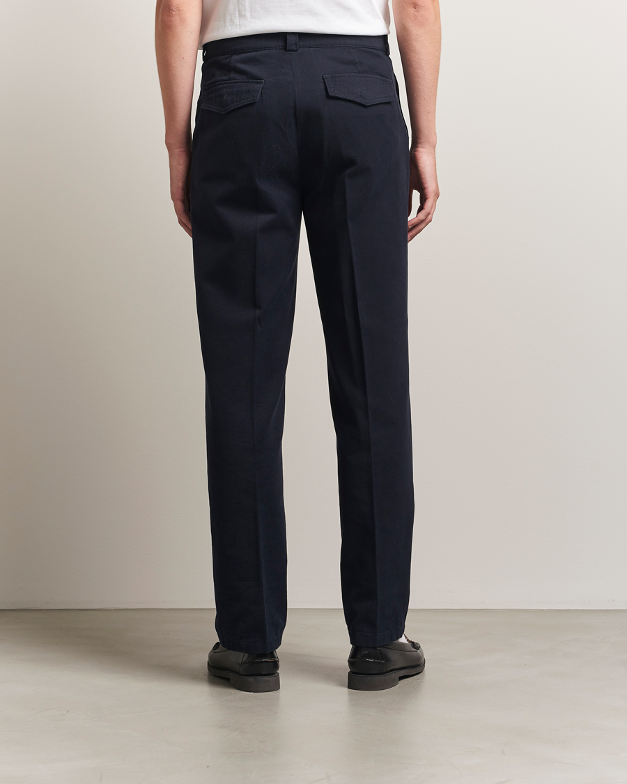 Herren | Hosen | Filippa K | Cotton Chino Trousers Navy