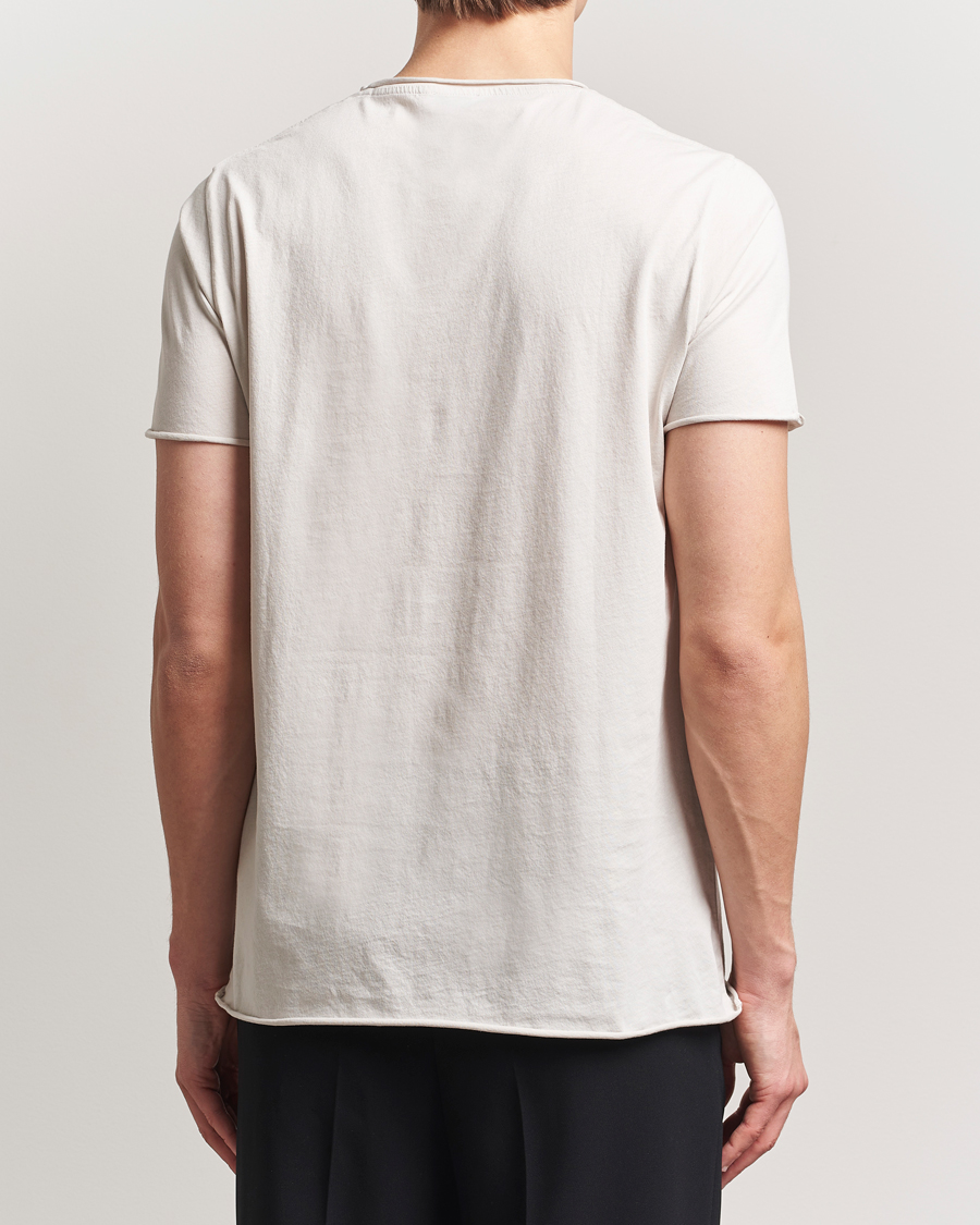 Herren | T-Shirts | Filippa K | Roll Neck Crew Neck T-Shirt Chalk Grey