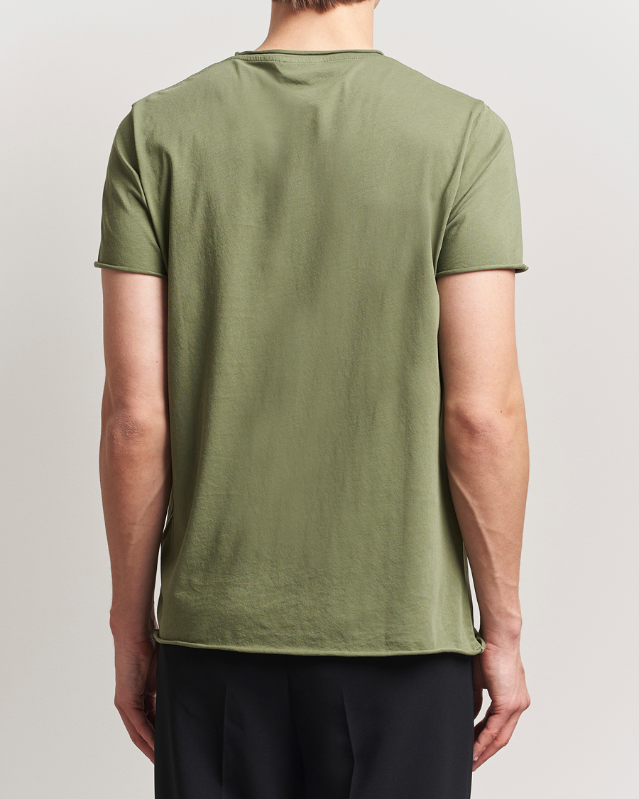 Herren | T-Shirts | Filippa K | Roll Neck Crew Neck T-Shirt Faded Green