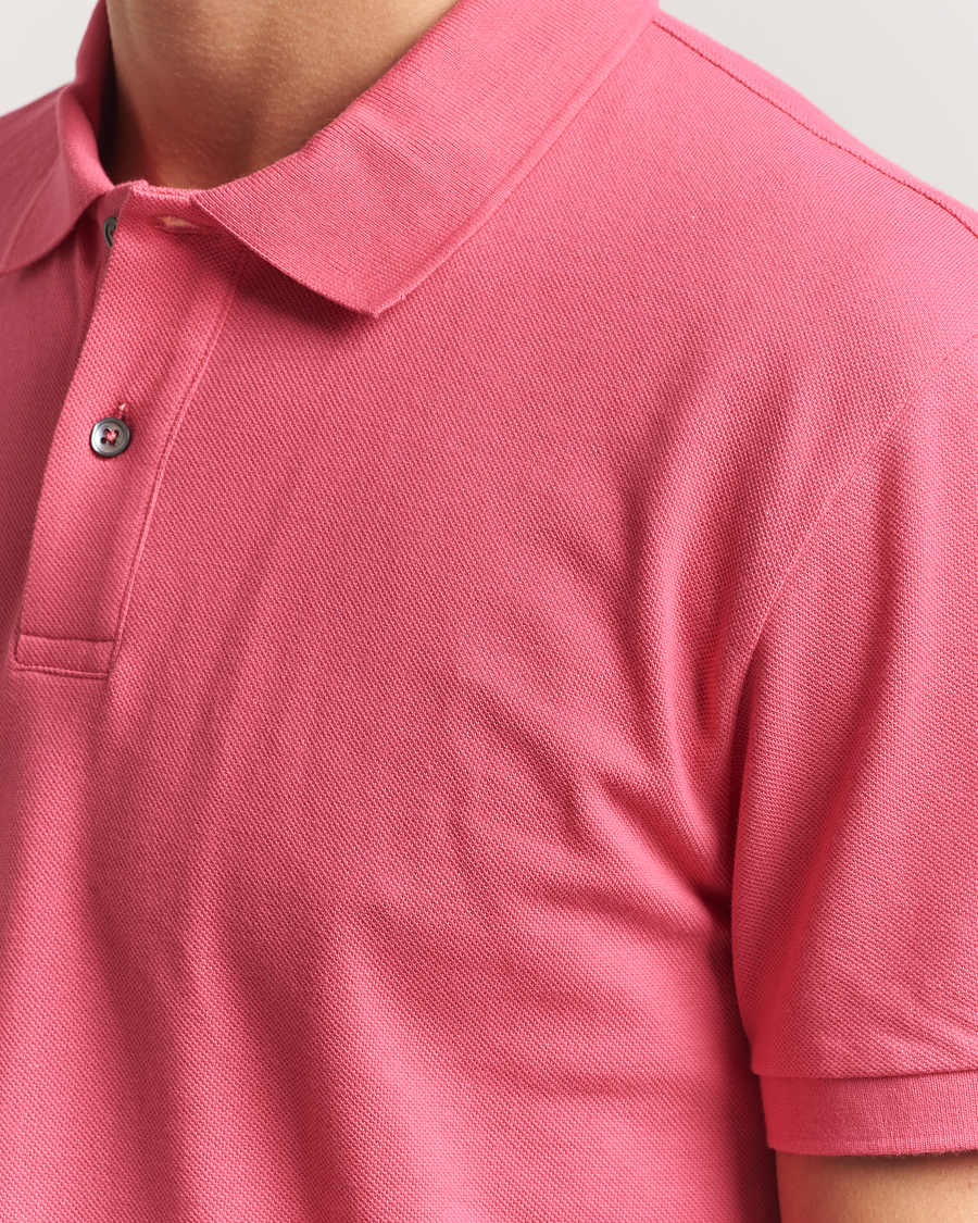 Herren | Poloshirts | Oscar Jacobson | Alex Cotton Polo Cinfandel Red