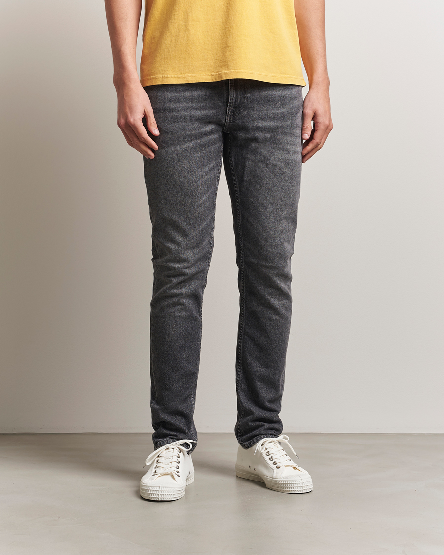 Herren | Jeans | Nudie Jeans | Lean Dean Jeans Grey Hurricane