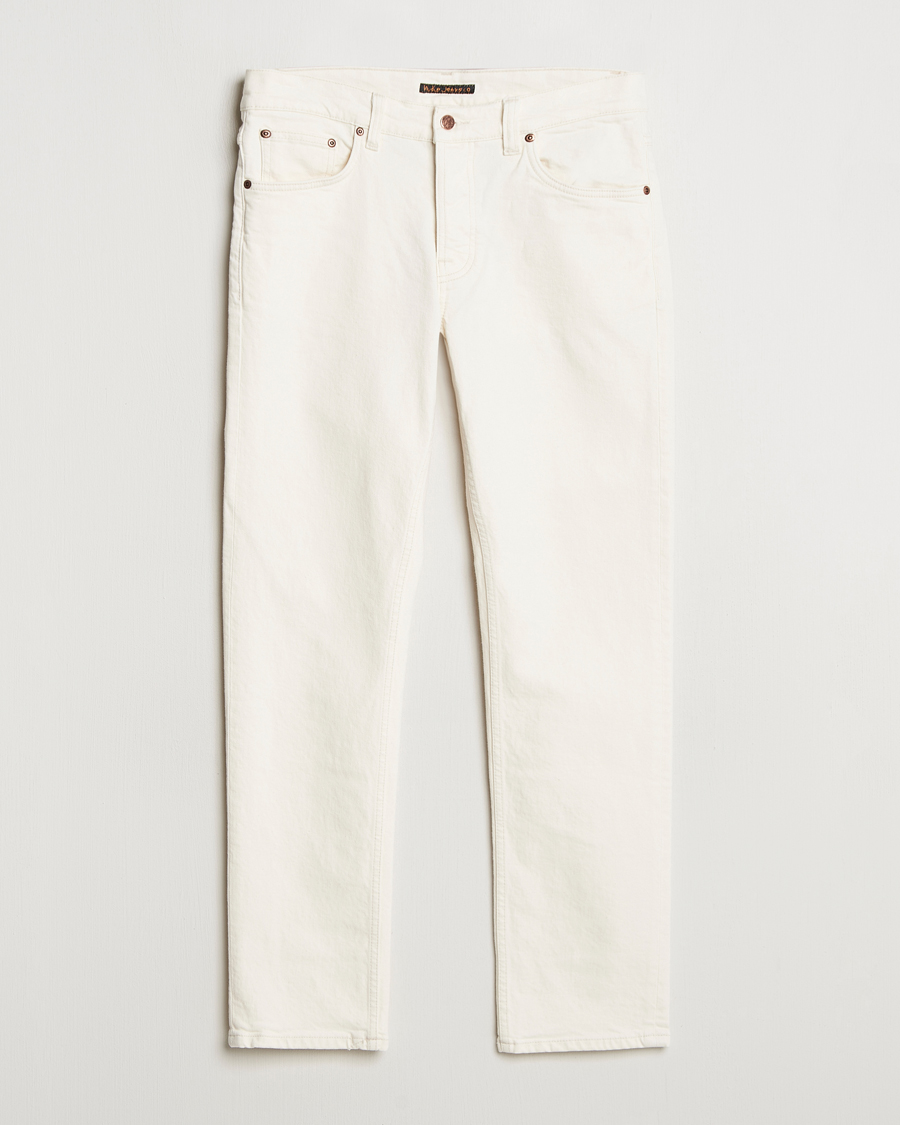 Herren | Jeans | Nudie Jeans | Solid Ollie Jeans Ivory
