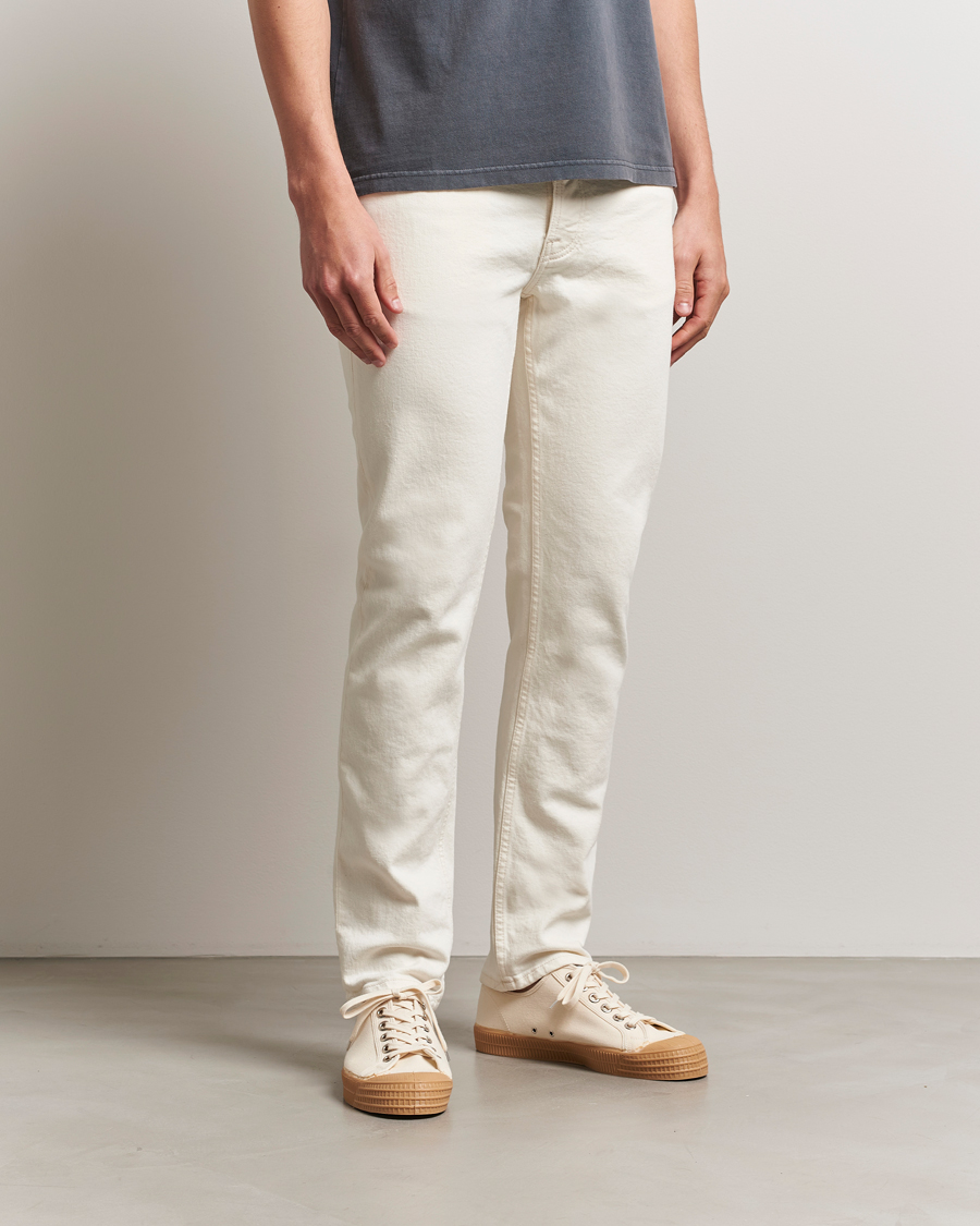 Herren | Jeans | Nudie Jeans | Solid Ollie Jeans Ivory