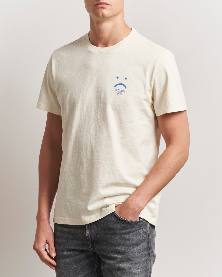 Herren | T-Shirts | Nudie Jeans | Roy Frown T-Shirt Ecru