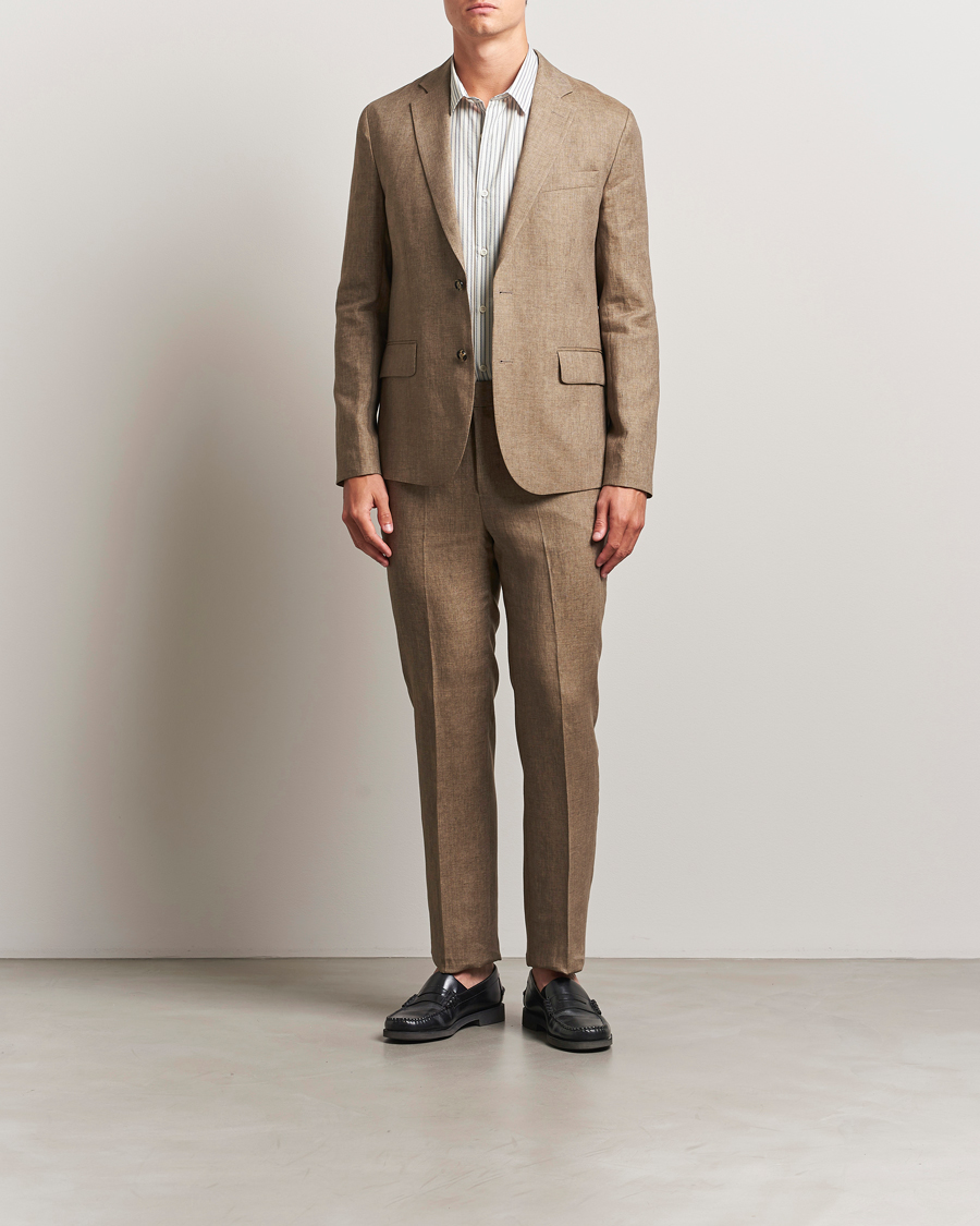 Herren | Hosen | J.Lindeberg | Lois Super Linen Pants Nutmeg