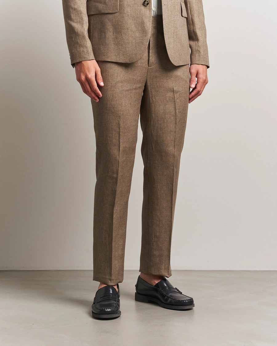 Herren | Hosen | J.Lindeberg | Lois Super Linen Pants Nutmeg