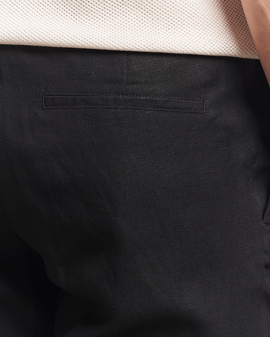Herren | Hosen | J.Lindeberg | Soren Drape Linen Pants Black
