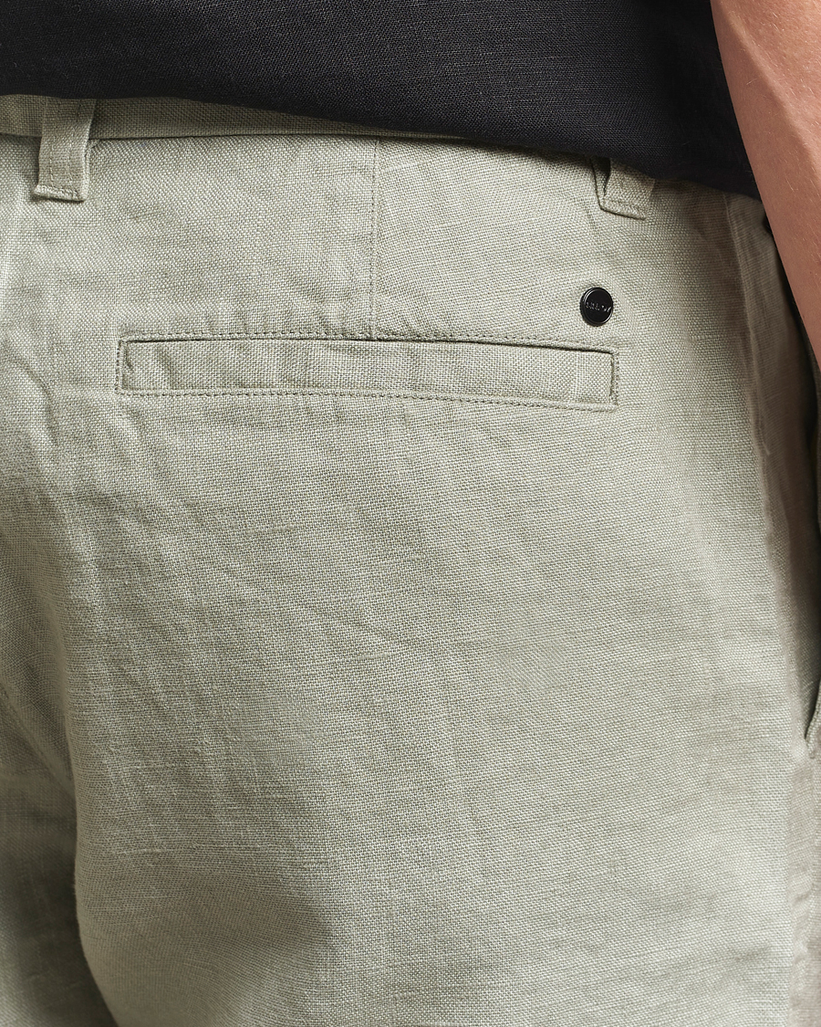 Herren | Shorts | NN07 | Crown Linen Shorts Sage Green