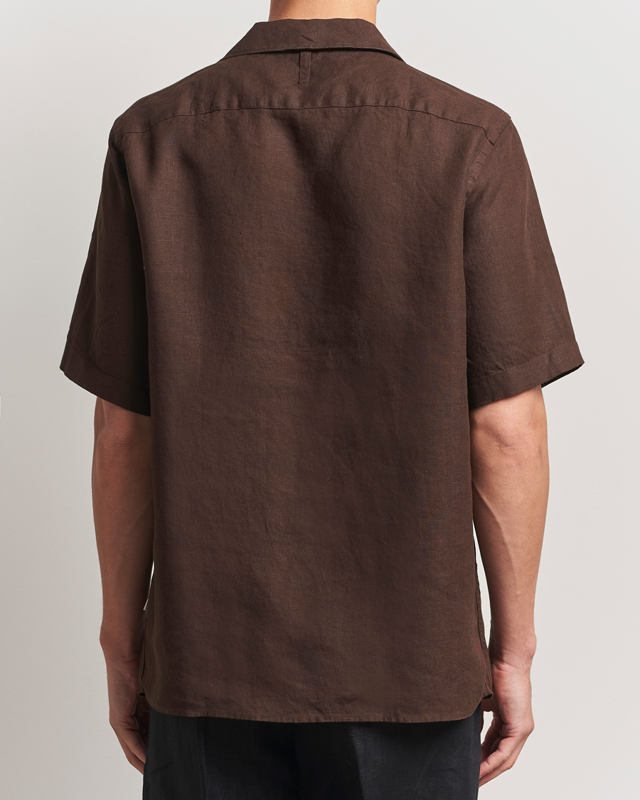 Herren | Hemden | NN07 | Julio Linen Resort Shirt Coffee