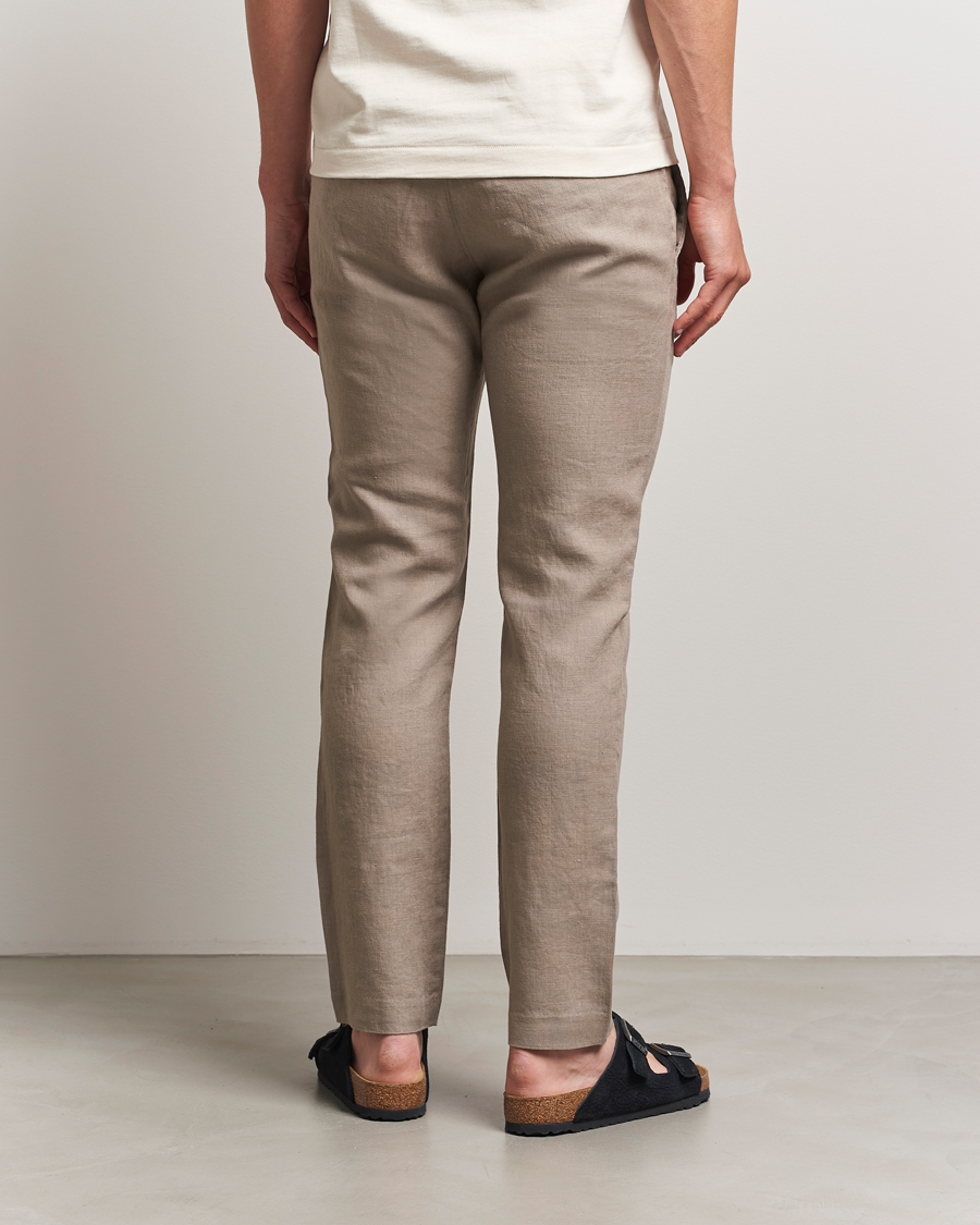 Herren | Hosen | NN07 | Theo Linen Trousers Greige