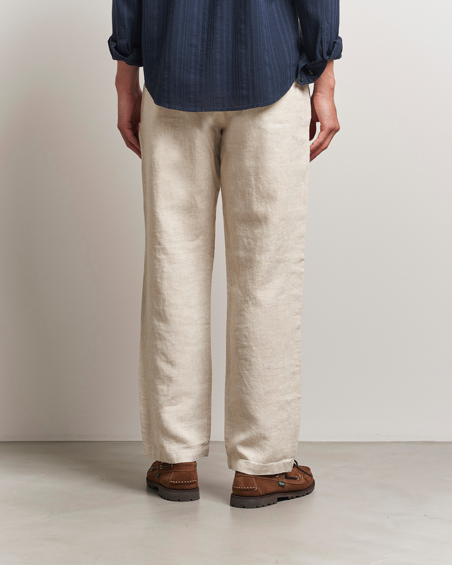 Herren | Hosen | NN07 | Aden Regular Fit Linen Trousers Oat