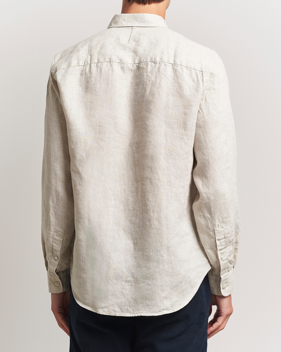 Herren | Hemden | NN07 | Arne Linen Button Down Shirt Oat