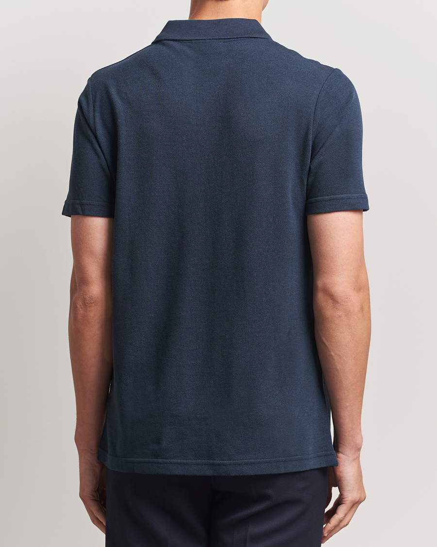 Herren | Poloshirts | NN07 | Paul Cotton/Lyocell Polo Navy Blue