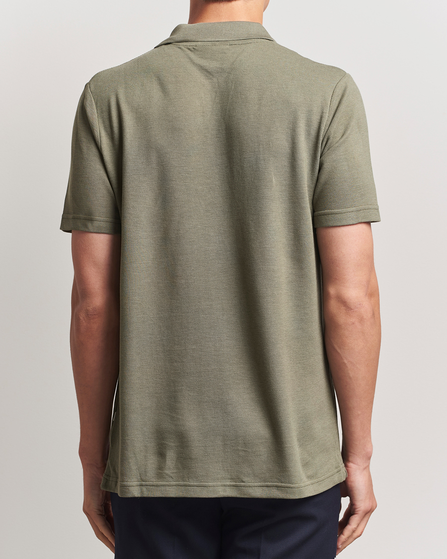 Herren | Poloshirts | NN07 | Paul Cotton/Lyocell Polo Capers Green