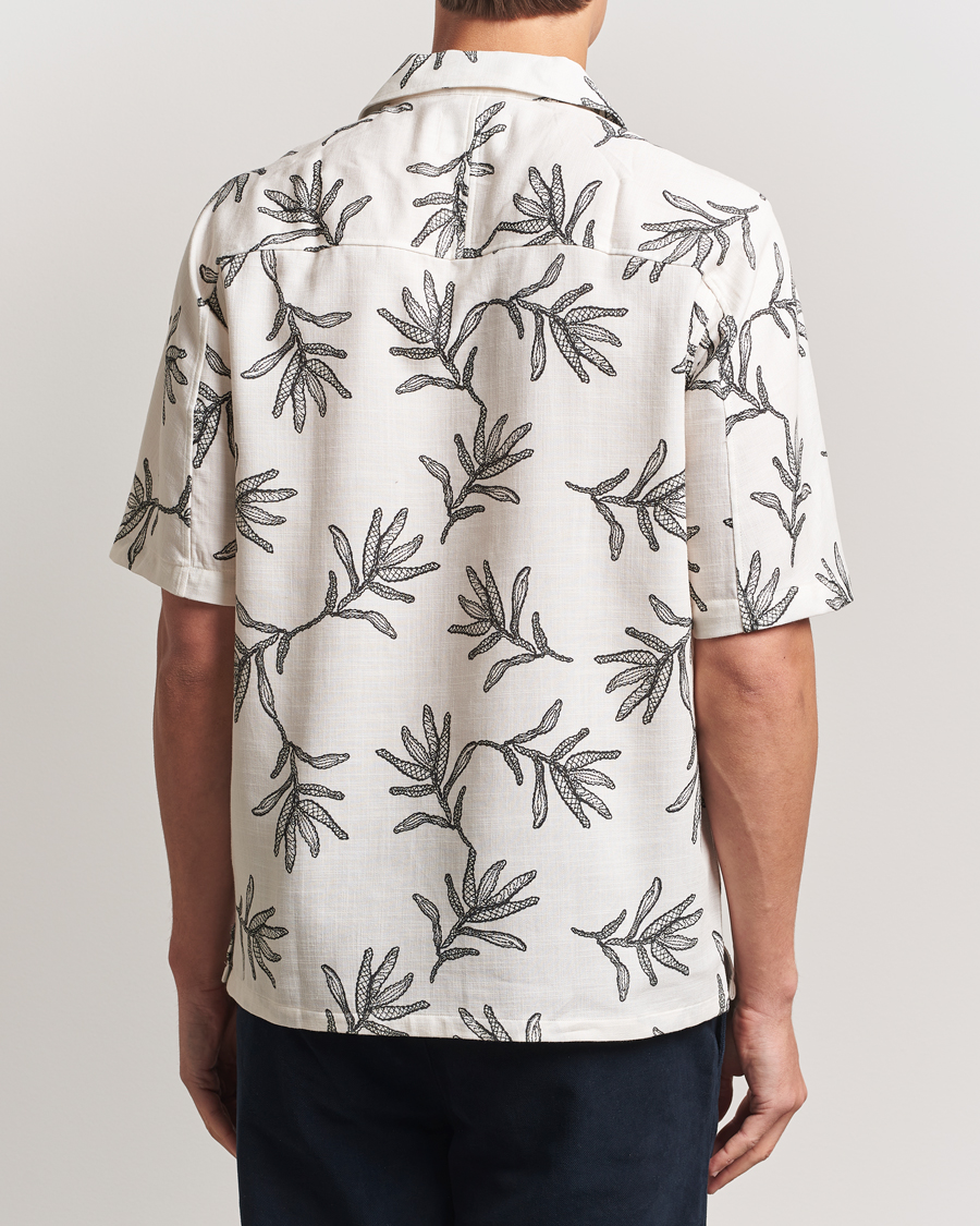 Herren | Hemden | NN07 | Ole Printed Cotton/Lyocell Resort Shirt Off White