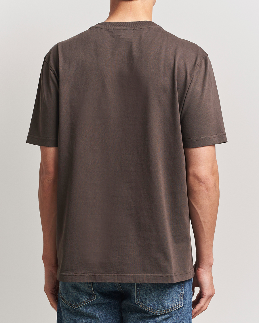 Herren | T-Shirts | NN07 | Adam Logo Crew Neck T-Shirt Coffee