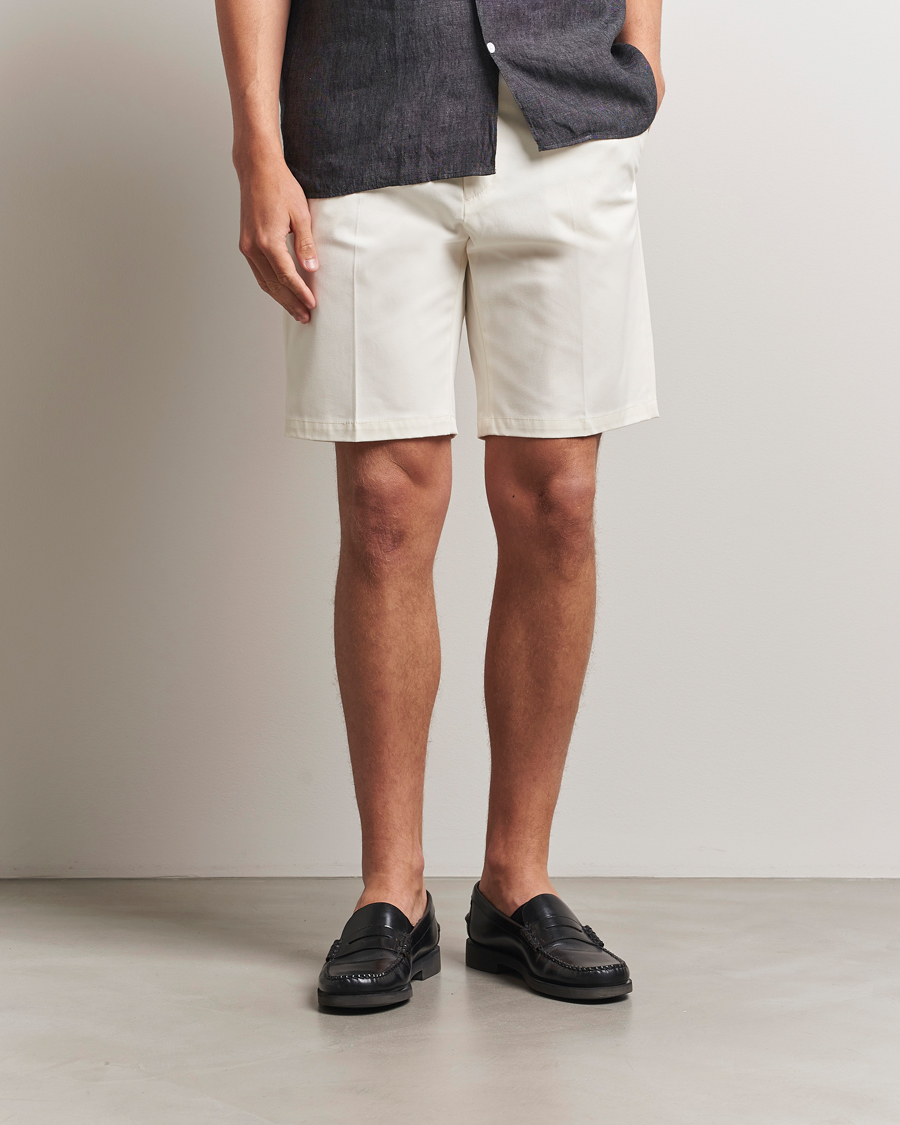 Herren | Shorts | Tiger of Sweden | Tenut Cotton Shorts Soft White