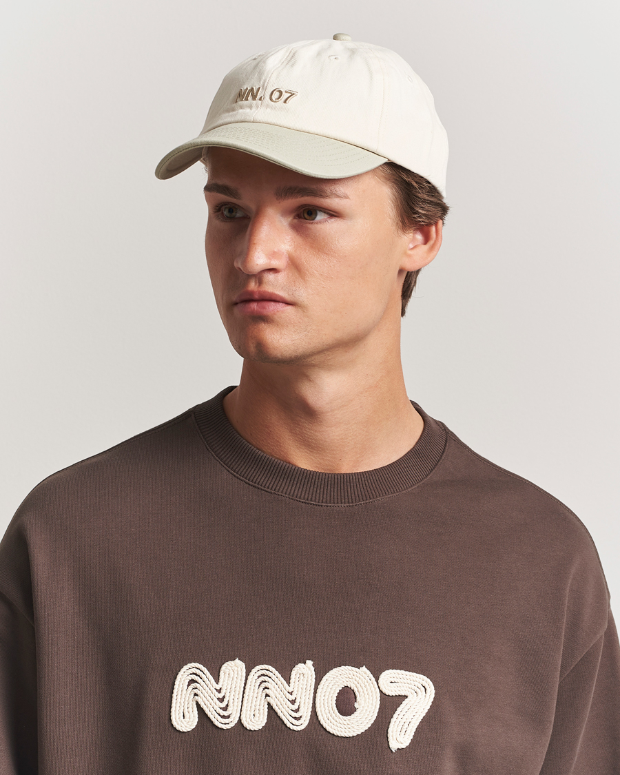 Herren | Hüte & Mützen | NN07 | Logo Cap Sage Green/Off White