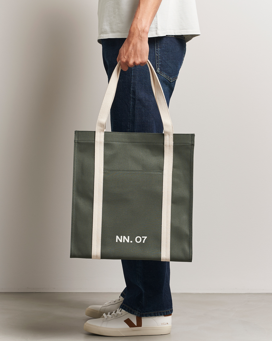 Herren | Taschen | NN07 | Tote Bag Croc Green