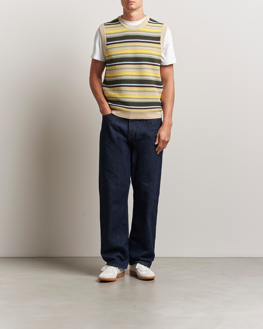 Herren | Pullover | NN07 | Huxley Knitted Striped Vest Multi