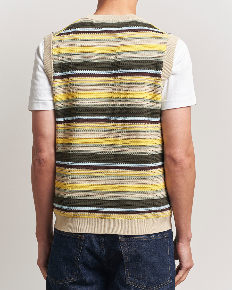 Herren | Pullover | NN07 | Huxley Knitted Striped Vest Multi