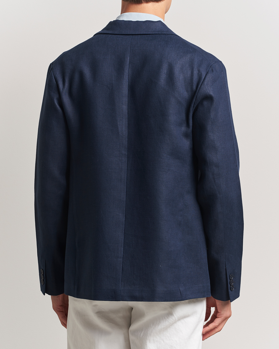 Herren | Sakkos | NN07 | Timo Linen Blazer Navy Blue