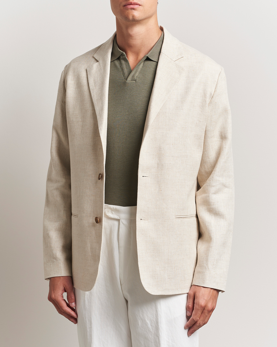 Herren | Sakkos | NN07 | Timo Linen Blazer Oat