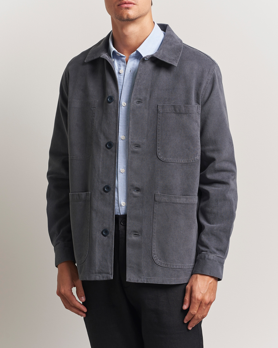 Herren | Jacken | A Day's March | Algot Lyocell Overshirt Iron