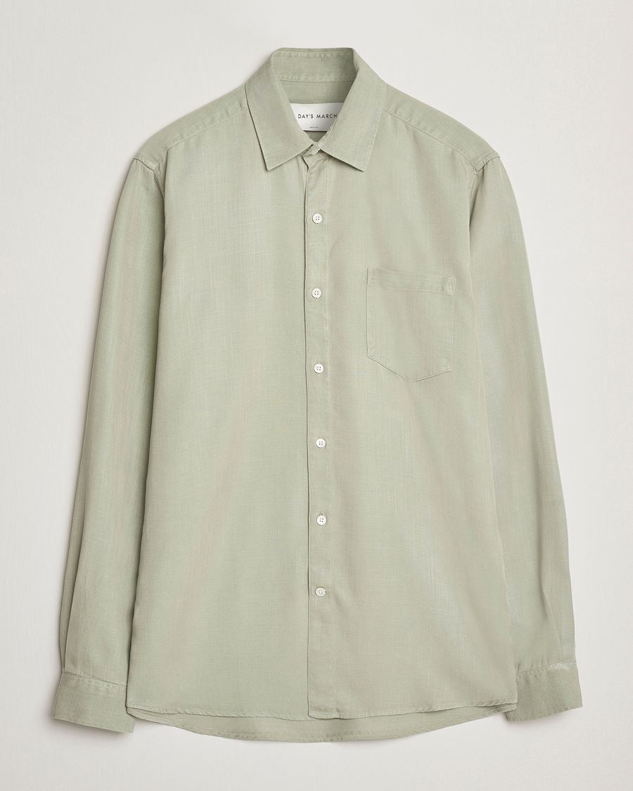 Herren | Hemden | A Day's March | Daintree Lyocell Shirt Seagrass