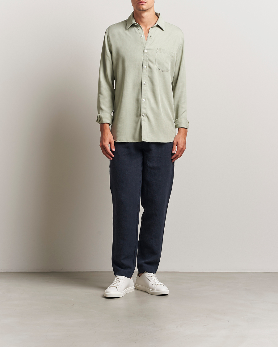 Herren | Hemden | A Day's March | Daintree Lyocell Shirt Seagrass