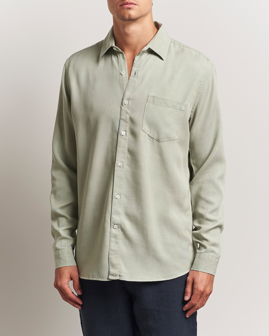 Herren | Hemden | A Day's March | Daintree Lyocell Shirt Seagrass