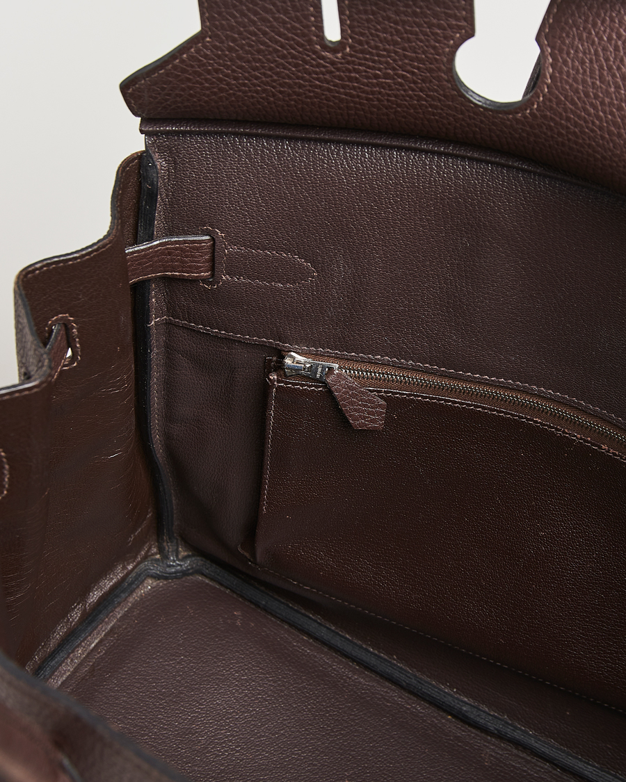 Herren | Pre-Owned & Vintage Bags | Hermès Pre-Owned | Birkin 35 Taurillon Clémence Ebène