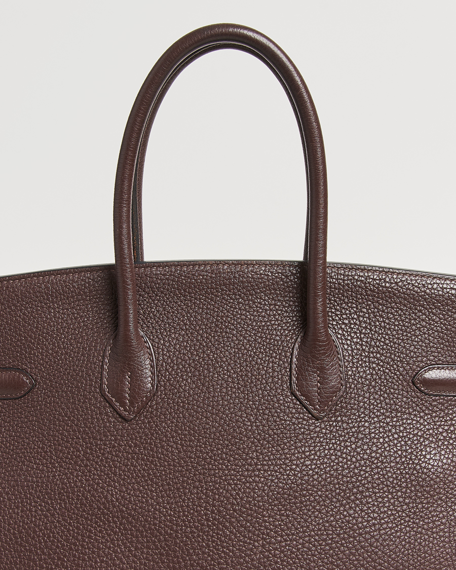 Herren | Pre-Owned & Vintage Bags | Hermès Pre-Owned | Birkin 35 Taurillon Clémence Ebène