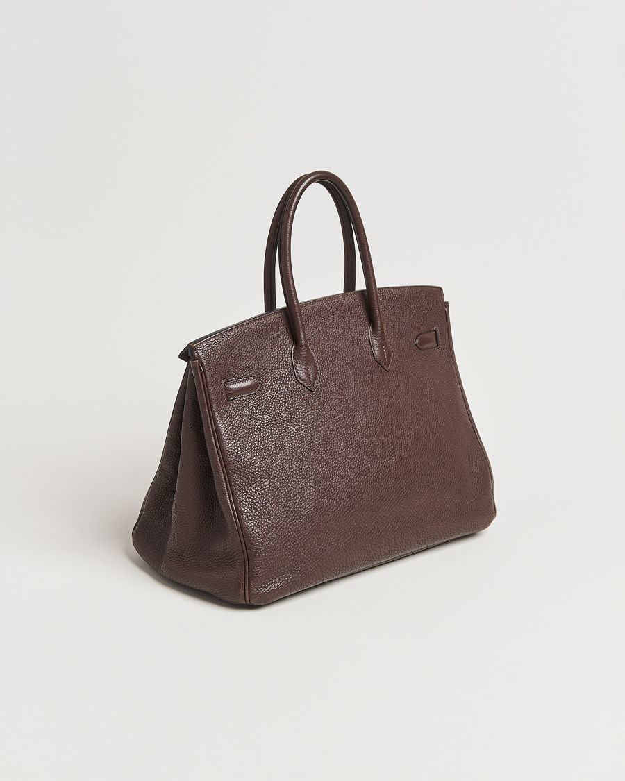 Herren | Pre-Owned & Vintage Bags | Hermès Pre-Owned | Birkin 35 Taurillon Clémence Ebène