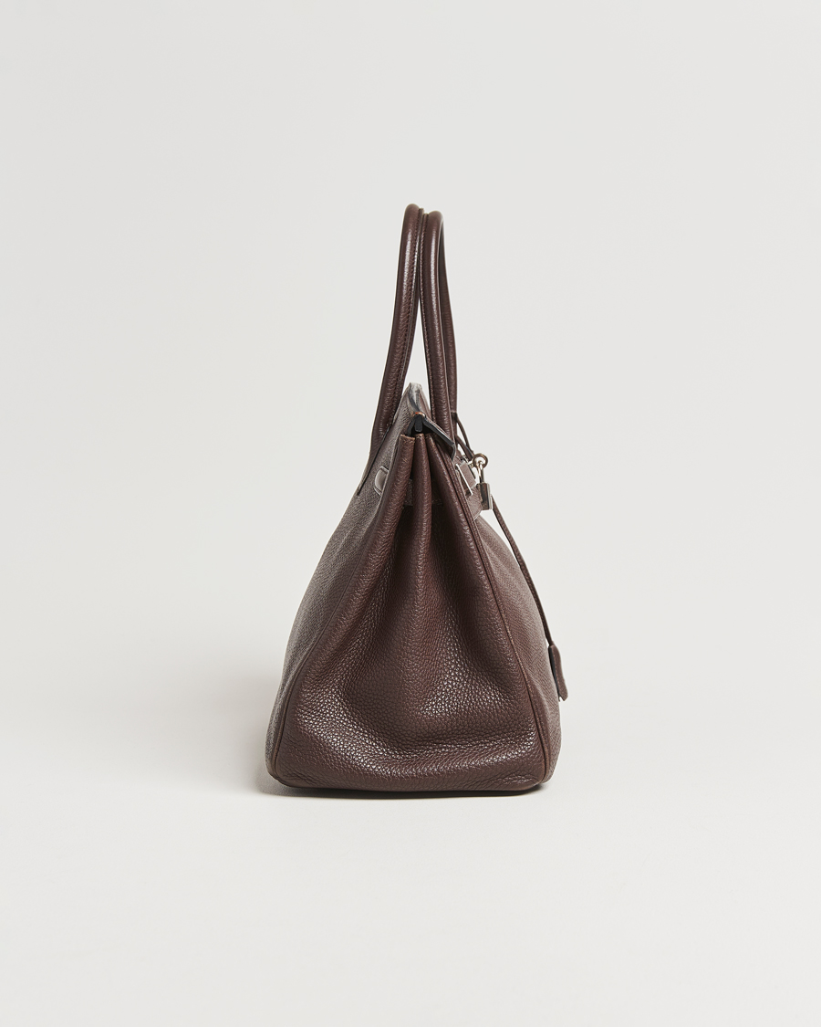 Herren | Pre-Owned & Vintage Bags | Hermès Pre-Owned | Birkin 35 Taurillon Clémence Ebène