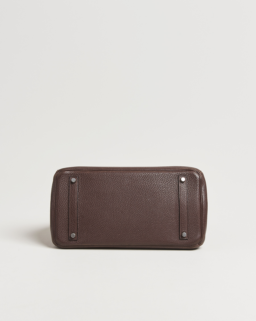 Herren | Pre-Owned & Vintage Bags | Hermès Pre-Owned | Birkin 35 Taurillon Clémence Ebène