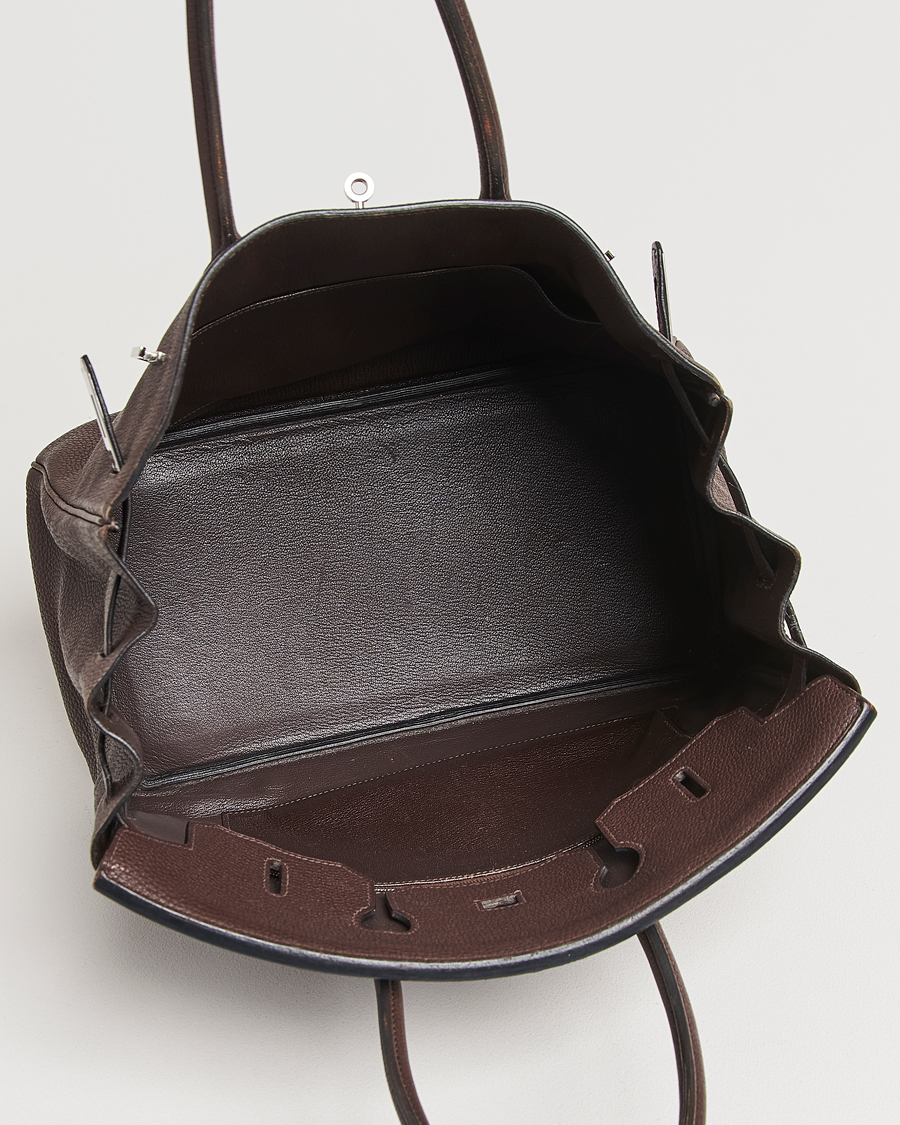 Herren | Pre-Owned & Vintage Bags | Hermès Pre-Owned | Birkin 35 Taurillon Clémence Ebène