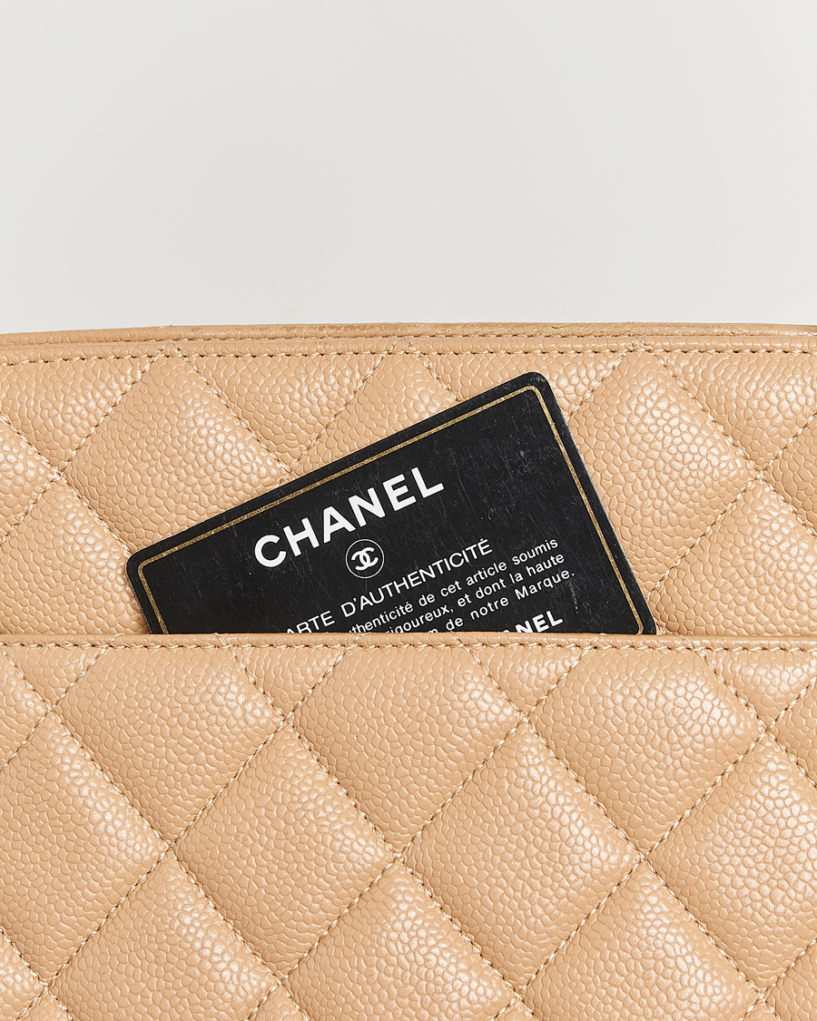 Herren | Gifts for Her | Chanel Pre-Owned | Medallion Tote Bag Caviar Beige