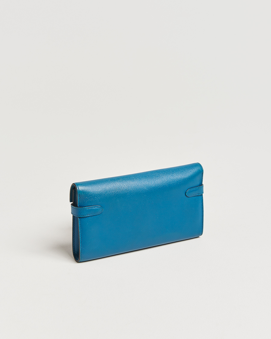 Herren | Gifts for Her | Hermès Pre-Owned | Kelly Wallet Epsom Leather Blue