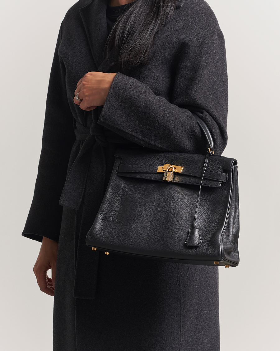 Herren | Pre-Owned & Vintage Bags | Hermès Pre-Owned | Kelly 32 Handbag Taurillon Leather Black