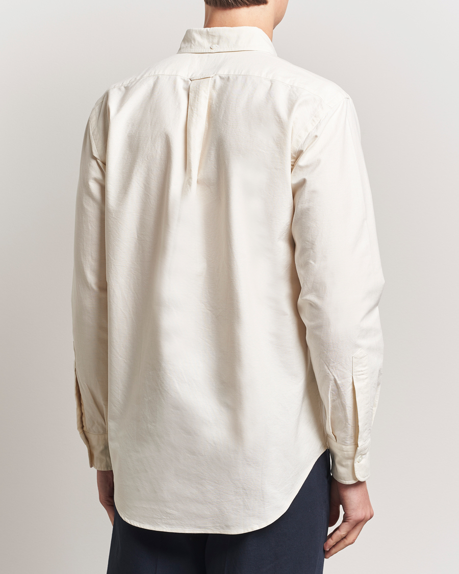 Herren | Hemden | Kamakura Shirts | Vintage Ivy Oxford Button Down Shirt Beige