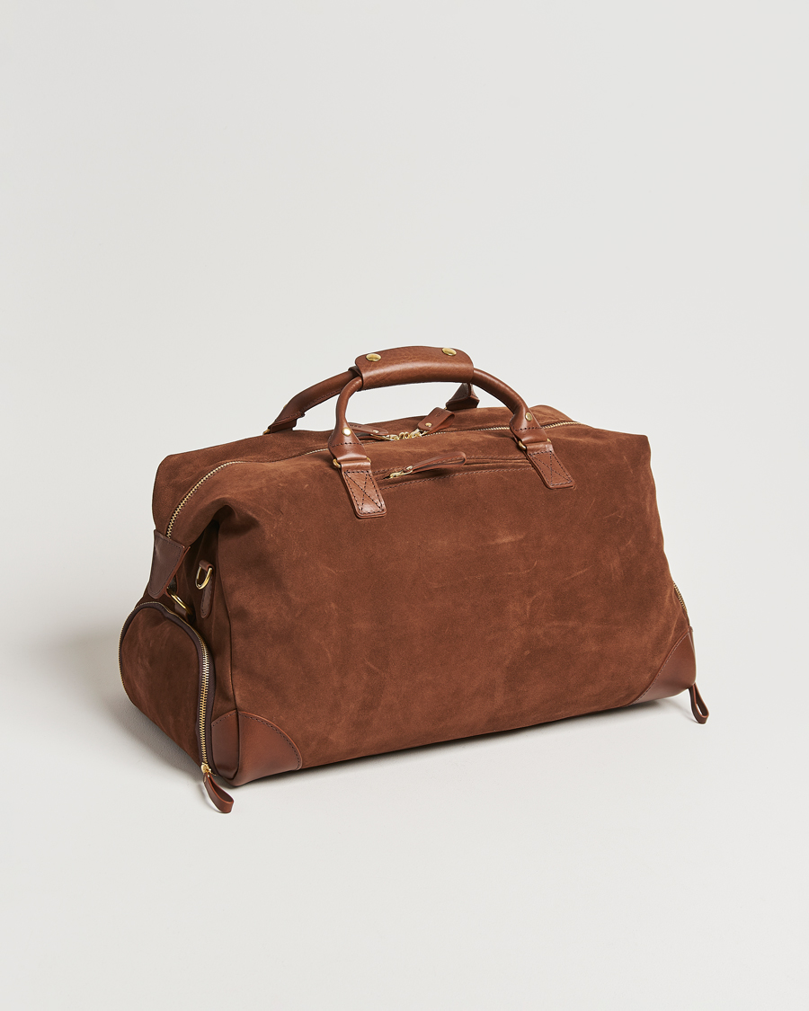 Herren | Taschen | Bennett Winch | Suede Weekender Brown