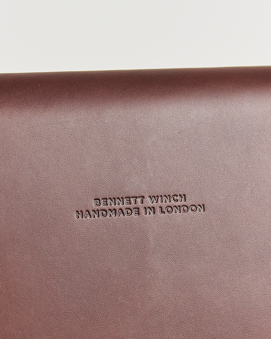Herren | Taschen | Bennett Winch | Large Leather Folio Brown